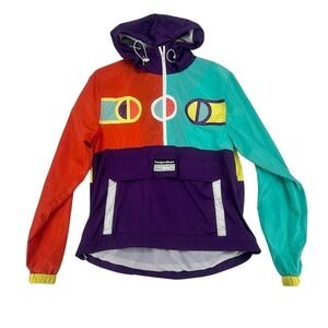 HoopCulture Coalition Collection Colorblock Anorak Windbreaker Jacket SM